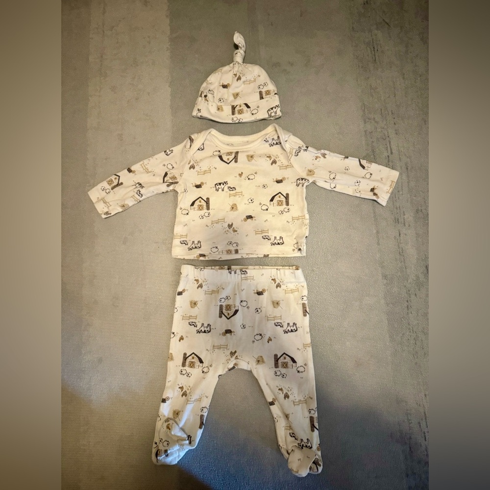Gender neutral 0-3 months 3 pc set